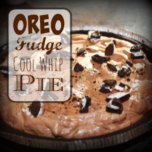 Oreo Fudge Cool Whip Pie