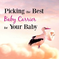A poster on Picking the best baby carrier for your baby