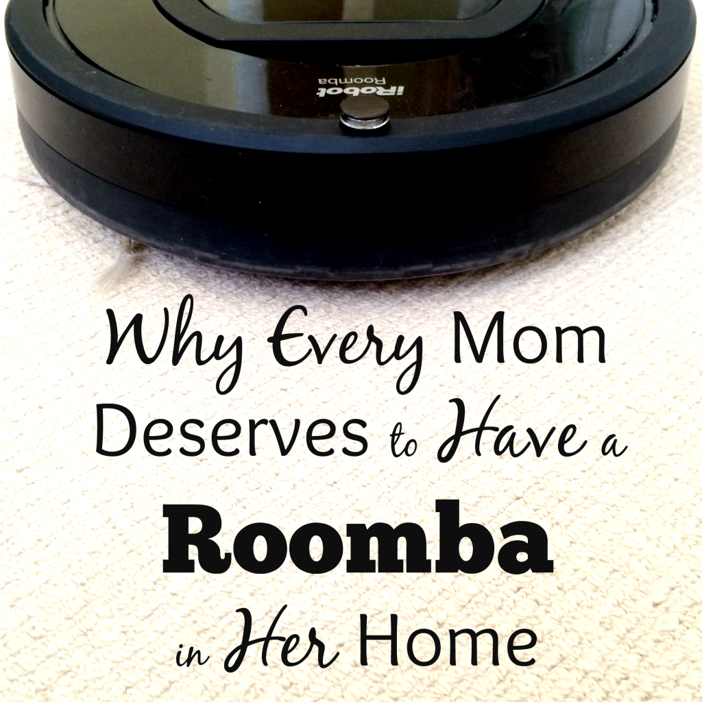 Let me just say the Roomba is worth every single penny!  Every mom needs to have one of these in their home