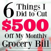 I'm totally blown away by the results, but by making a few simple adjustments I was able to cut $500 off our grocery bill this month! The best part is that I'm sure that savings will only grow. Check out what you need to be doing!