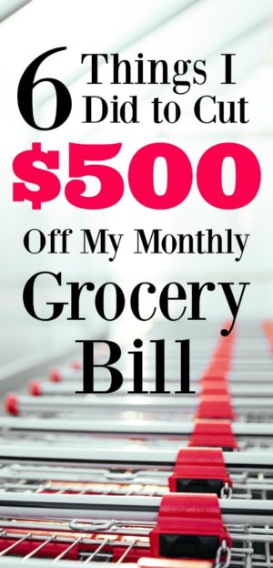 family of 5 monthly grocery bill