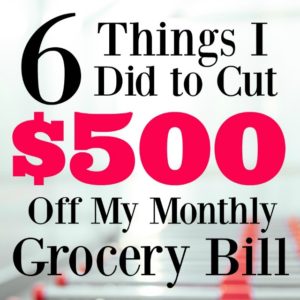 family of 5 monthly grocery bill