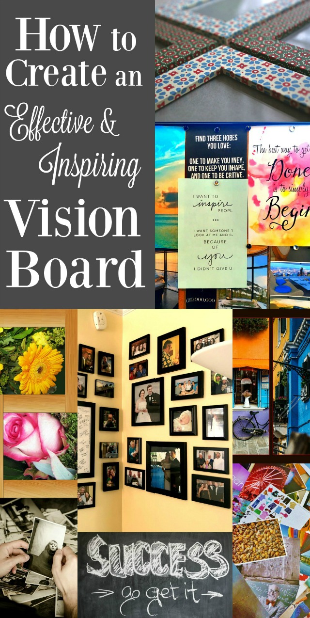 How to Create a Vision Board - if you're looking for the best strategy to change your life and live happier, a vision board may be what you need! Here are the steps to make the most inspiring vision board possible.