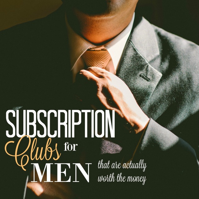 Subscription clubs for men are a great idea and make the shopping process soooo much easier! They're also awesome gifts that keep on giving month after month!