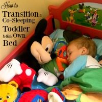 Transitioning a co-sleeping toddler to their own bedroom can seem like an impossible task, but it's easier than you think and it WILL happen. Here are some tips to help!