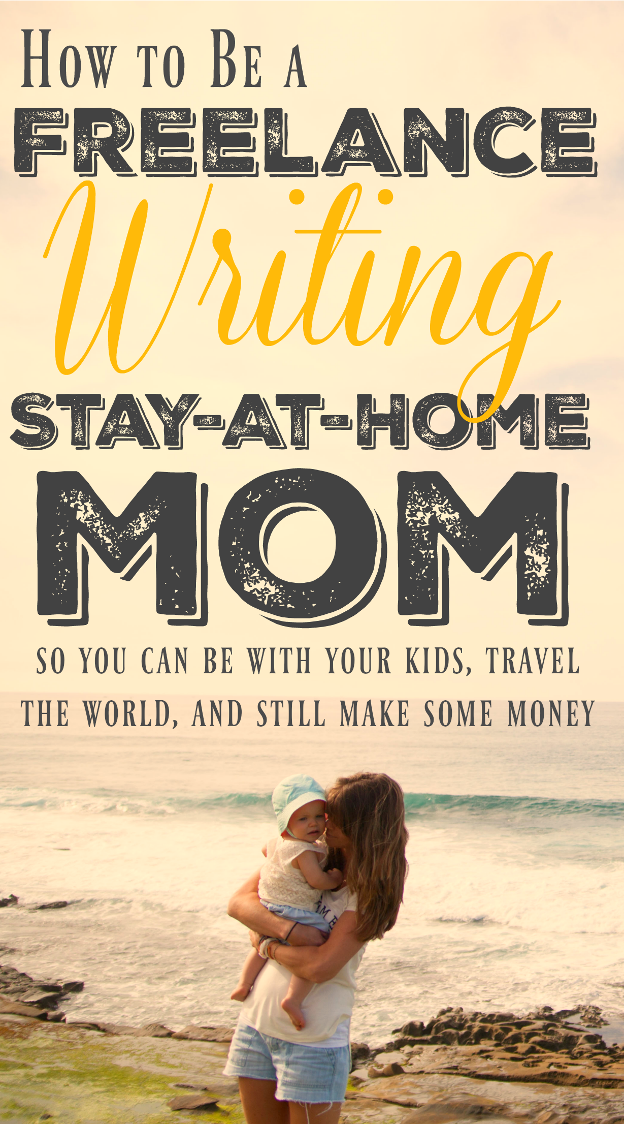 I bet you'd be surprised how many freelance writing jobs for moms are actually available!  A lot of employers know that moms are hard-working, educated individuals that chose to leave the workforce, so they look to them to get a lot of work done.