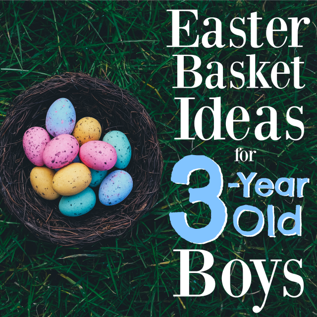 These are the absolute best Easter basket ideas for 3-year old boys! You'll have a happy kid Easter morning with these Easter basket stuffers!