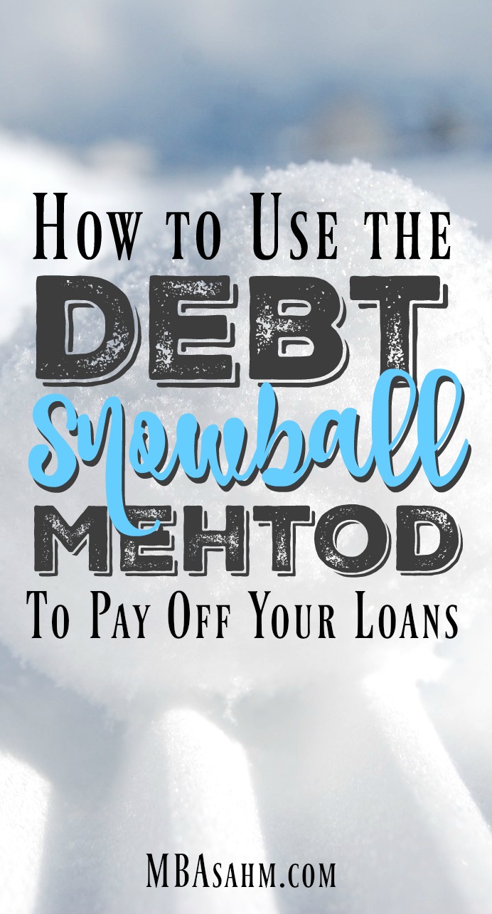 The Debt Snowball Method is the quickest and easiest way to pay off your loans and get out of debt. It's easier than you think and you can start it right away!