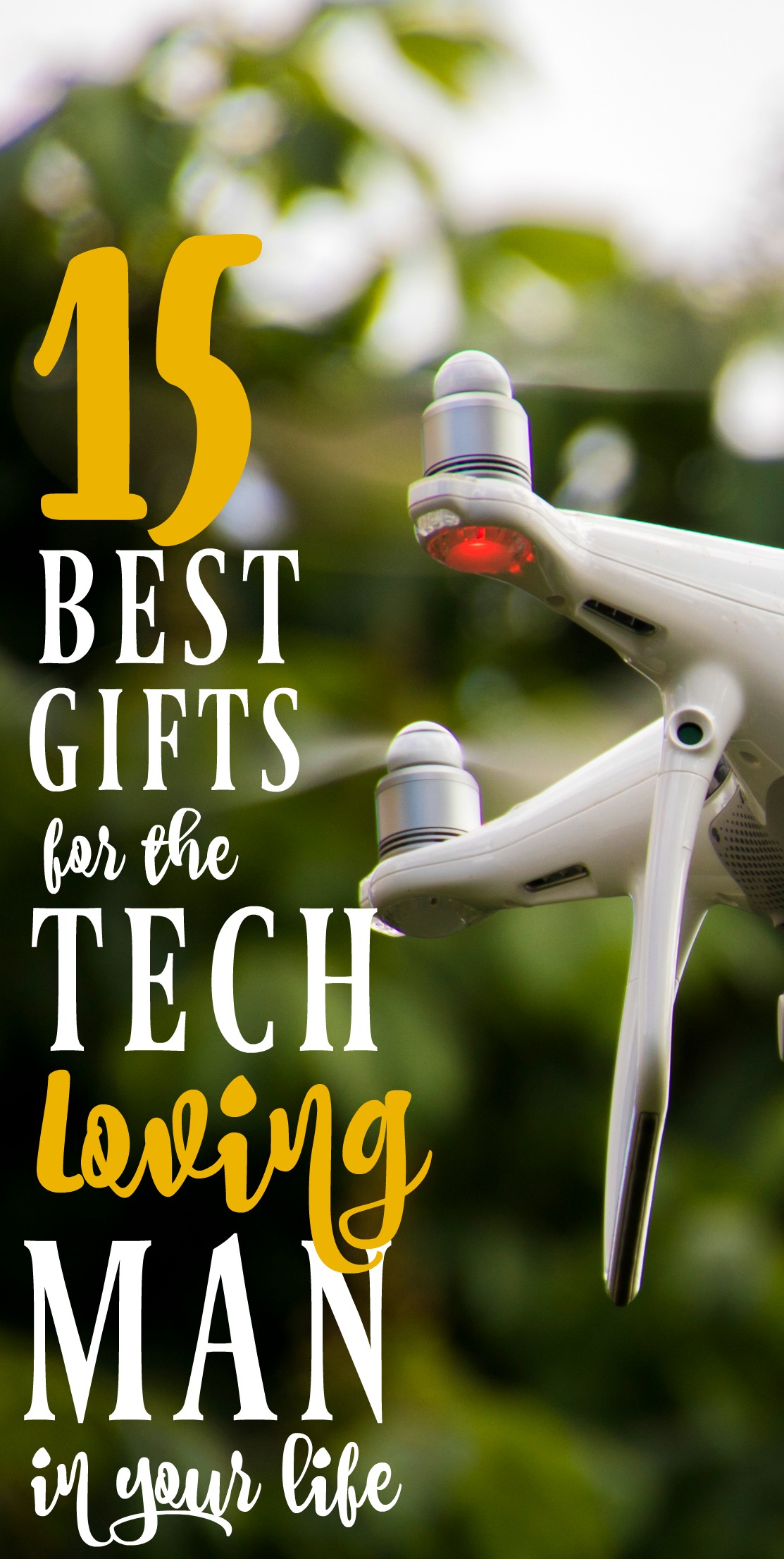 These tech gift ideas for men are perfect if you don't know what to buy for the man in your life!