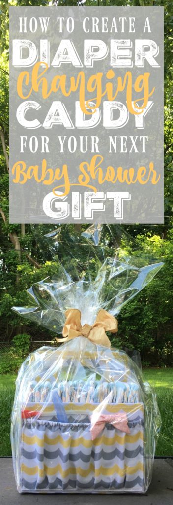 This diaper caddy is the perfect DIY baby shower gift for your next pregnant friend! It contains everything they'll need to take care of their baby in the first few months and it's sooooo handy!