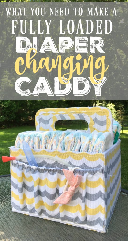 This fully-loaded diaper caddy makes a really easy DIY baby shower gift that is perfect for newborns or pregnant women. It's easy to make and has everything they'll need for a new baby!