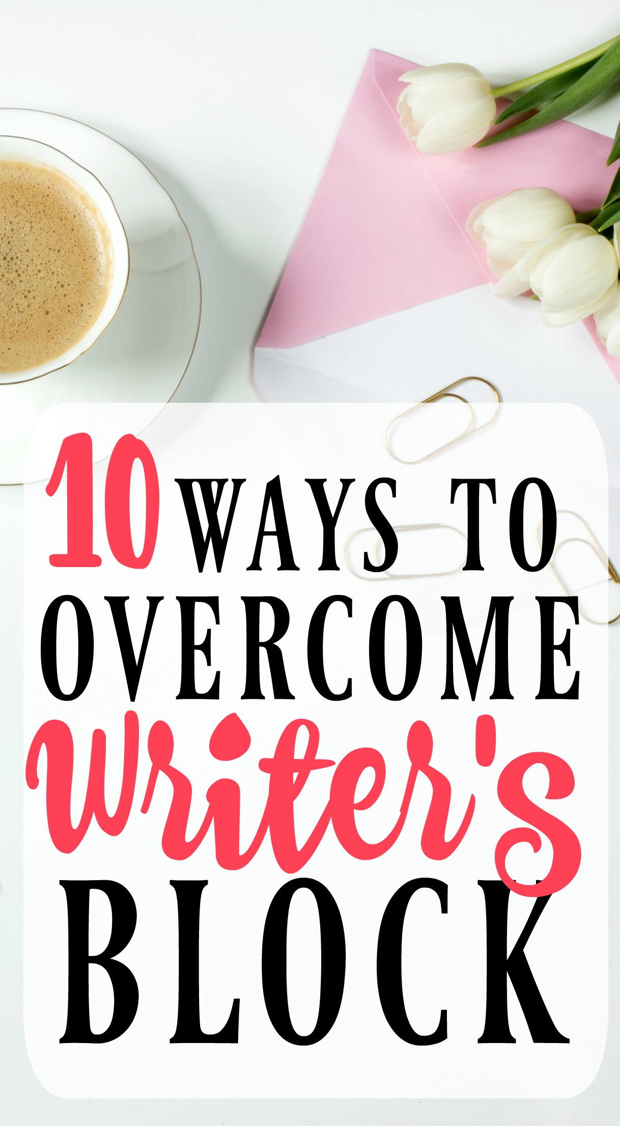 These tips will help to fight writer's block and let you get more writing done!