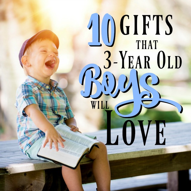 These are definitely the best gifts for 3-year old boys! 