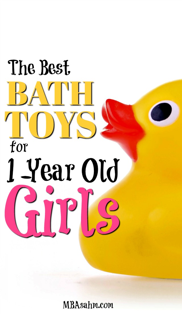 If you want creative gift ideas for 1-year old girls, consider bath toys! Bath time is so much fun for 1-year olds, you really can't go wrong here!