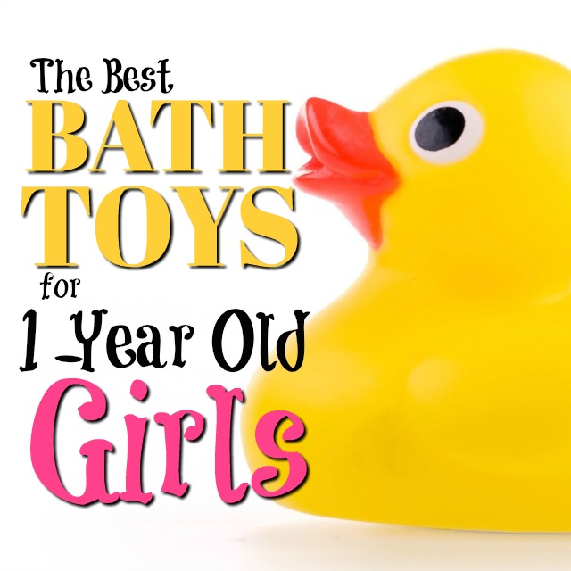 Bath time with 1-year olds is so much fun! These toys will make bath time even better! They are perfect gift ideas for 1-year old girls.