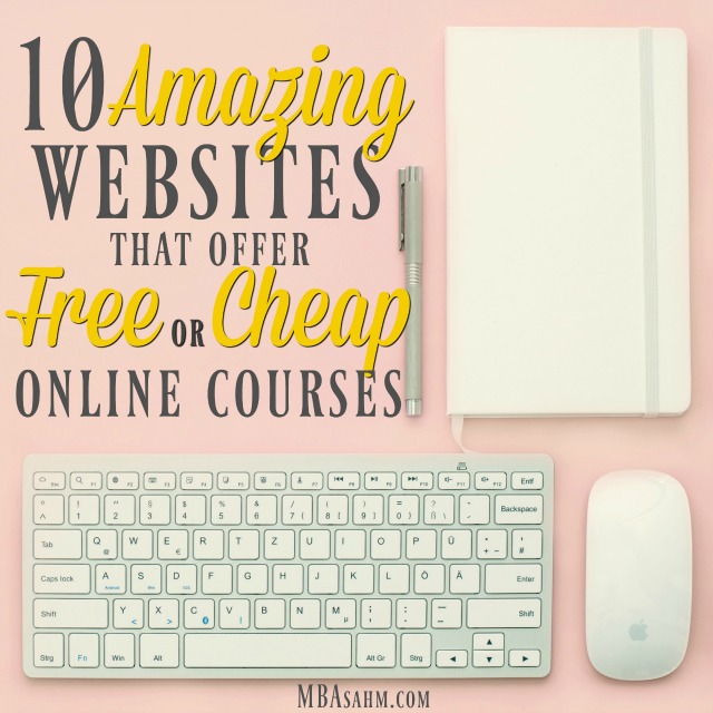 These websites have an amazing catalog of free and cheap online courses so you can improve your skills and your resume. There's no better form of self-care than investing in yourself!