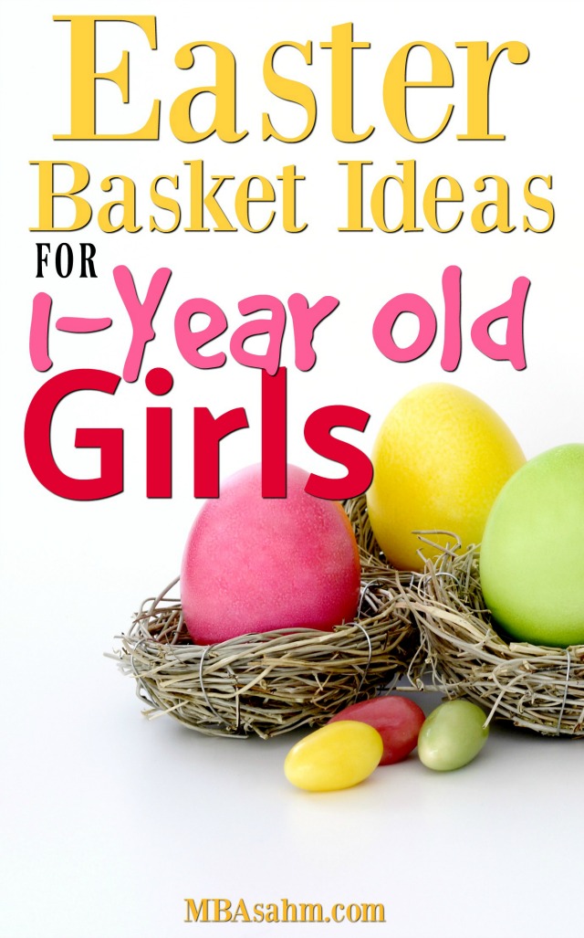 These Easter basket ideas for 1-year old girls are sure to please your little one this year!