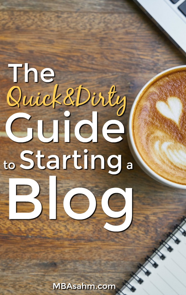 If you want to know how to start a blog quickly, this guide is for you! A blog is one of the best ways to help achieve financial freedom, so the best time to start is now!