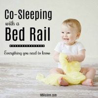 Evertything you need to know about co-sleeping with a bed rail.