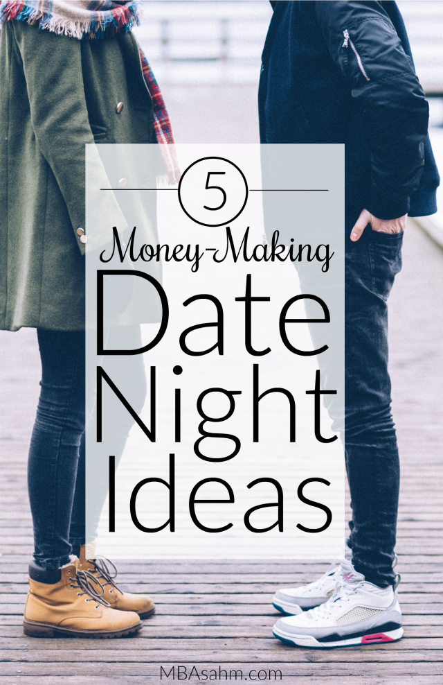 This list is way better than just free date night ideas - these ideas are actually ways to make money as a couple!