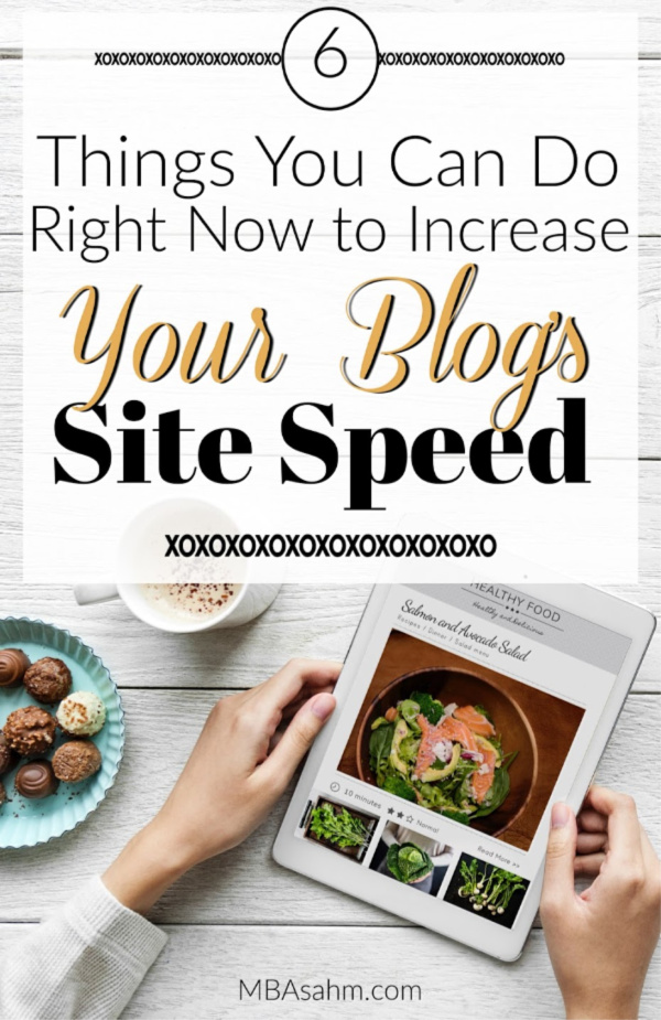 If you want to increase site speed on your blog, start with these easy fixes. Site speed has a huge impact on blog traffic, so this is a great thing to focus on if you want to increase your blog's traffic. 