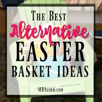 These alternative Easter basket ideas give you something else to use instead of a classic basket.