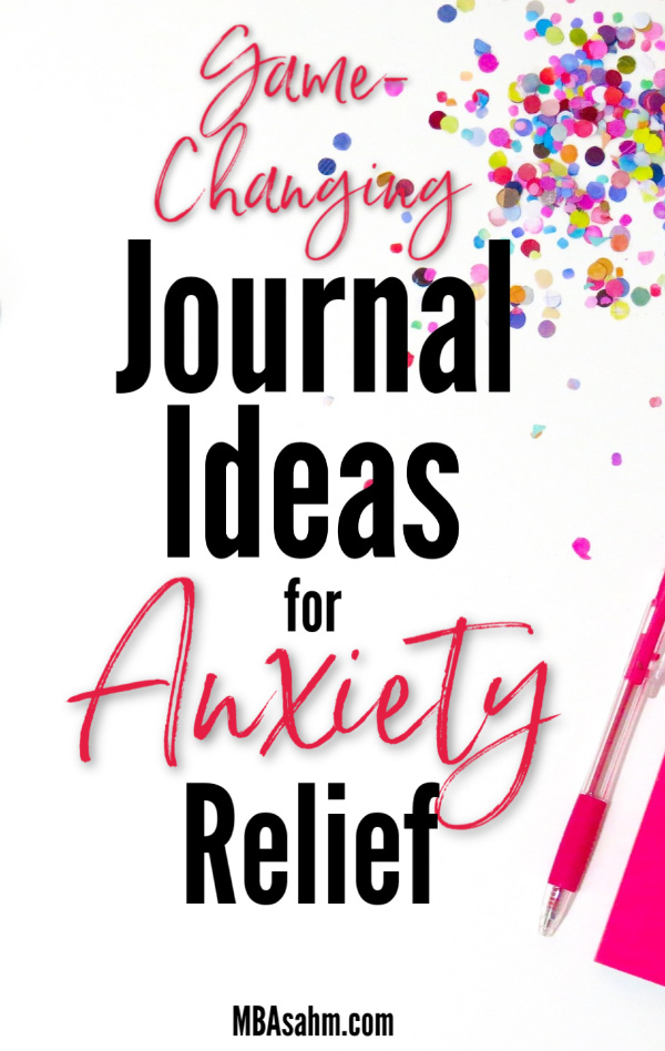 These journal ideas for anxiety relief have the power to turn around a bad day and pull you out of a rut.  Journaling for anxiety is a great natural anxiety reliever with absolutely no down side.  It's something you have nothing to lose by trying, but everything to gain!