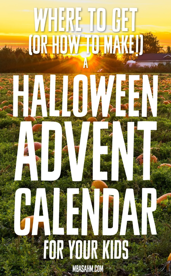 If you haven't tried a Halloween Advent Calendar before, this needs to be the year you do it!  This is such a fun family Halloween activity that will make October so fun and special!