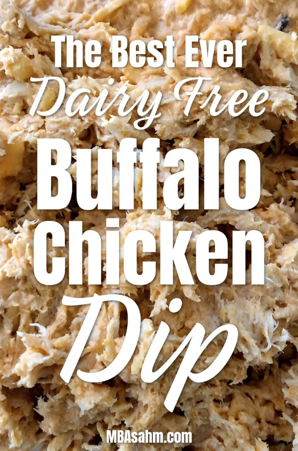 This non-dairy buffalo chicken dip is the best one that I've come across that uses all nut cheeses!  It's just as good as classic buffalo chicken dip and would make a perfect non-dairy appetizer!