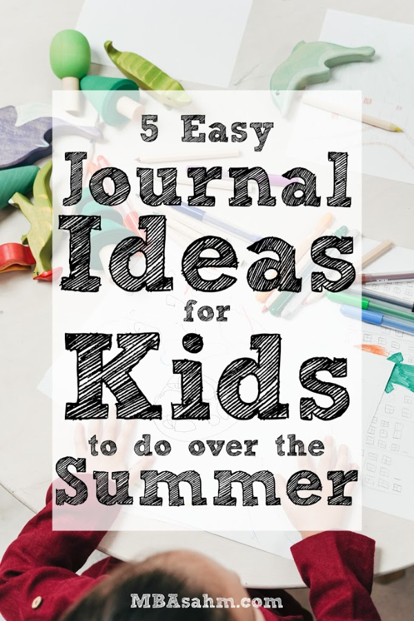 These easy journal ideas for kids are the perfect summer activity that will also help them relieve stress and stay happy!