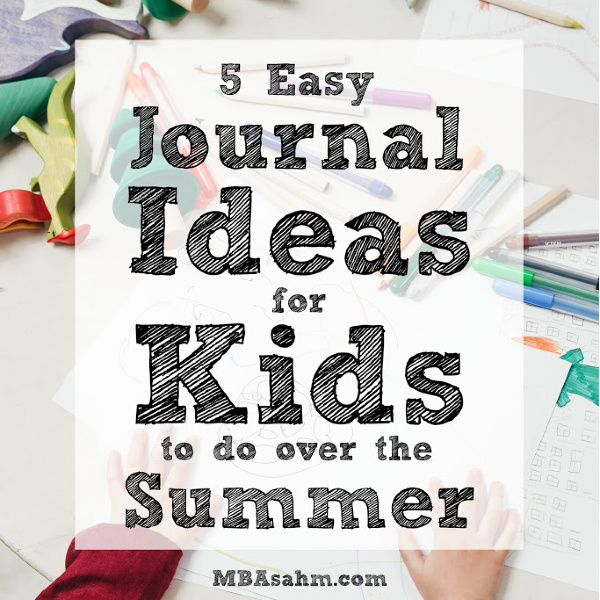 These easy journals for kids are the perfect summer activity for kids that will keep them engaged, busy, happy, and mentally healthy!